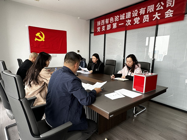 凝心聚力啟新程，有色駝城黨支部正式成立！
